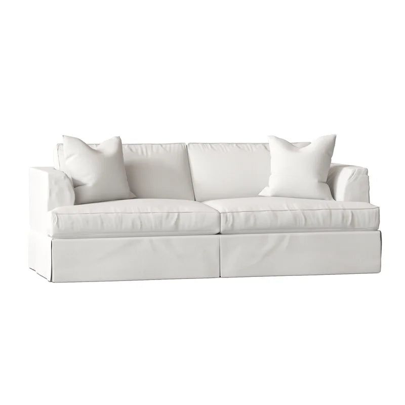 Lucia 92.5'' Slipcovered Sleeper Sofa